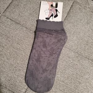 Jessica Simpson Fashion Anklet Socks One Size Chateau Grey
